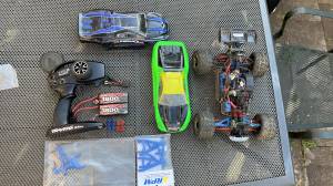 Traxxas E-revo VXL 1/16 (RPM set) + baterie