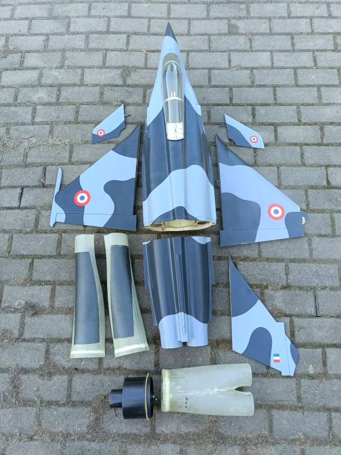 Dassault Rafale 120mm edf kevlar