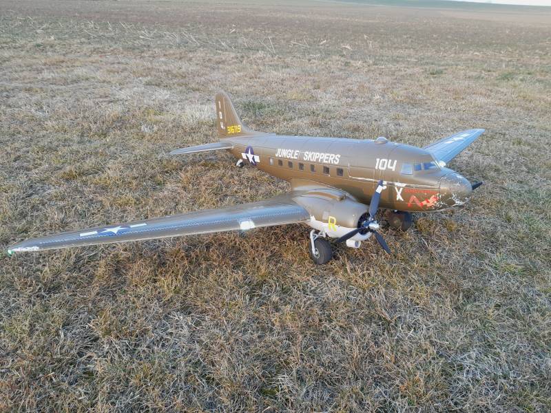 Predám model C-47 SkyTrain (HobbyKing)