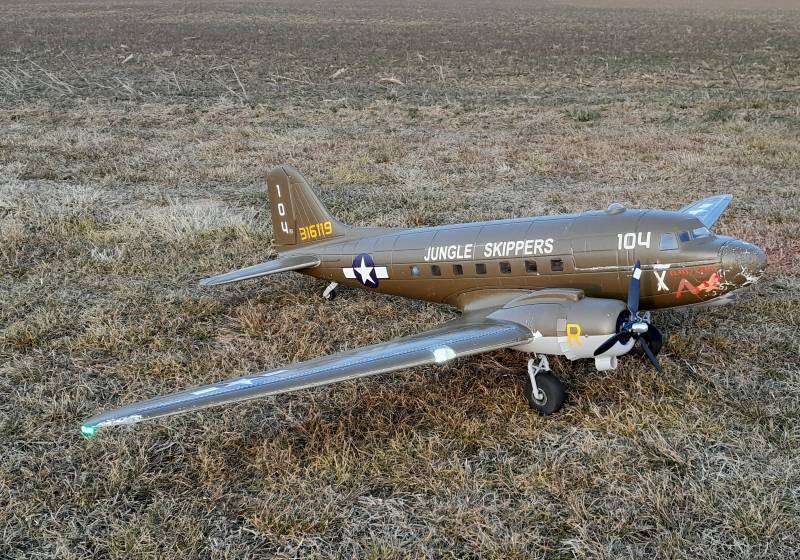 Predám model C-47 SkyTrain (HobbyKing)