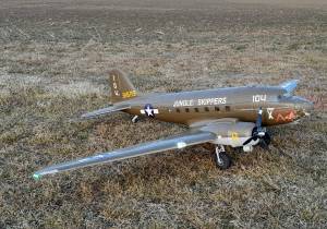 Predám model C-47 SkyTrain (HobbyKing)