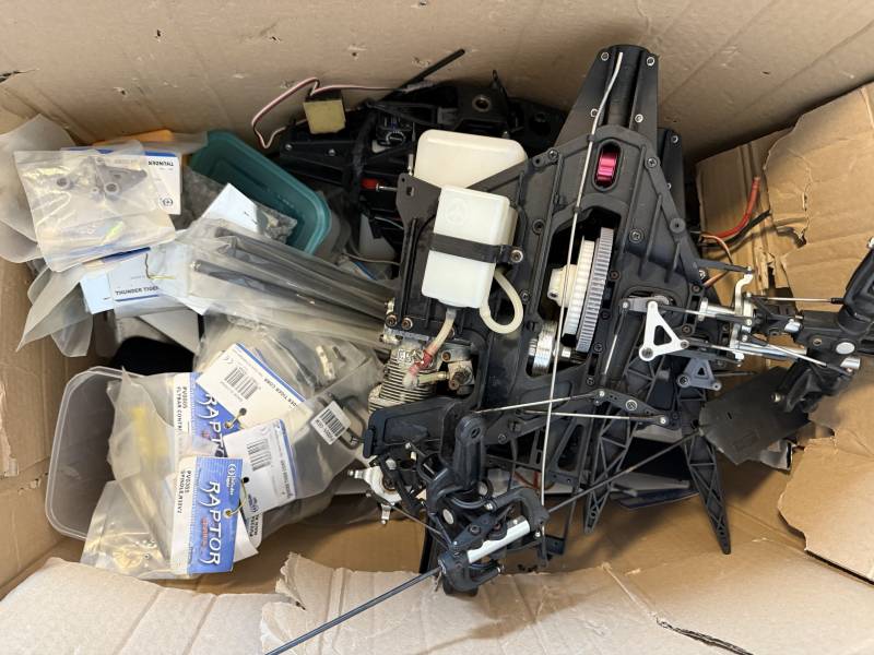 Raptor 50 - FBL, díky na 3 kompletní Raptory