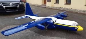 Predám RC polomaketu lietadla C-130 Hercules