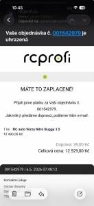 RC auto Vorza Nitro Buggy 3.5