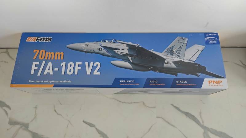 RC Letadlo JET FMS 70mm EDF F/A-18F V2 Super Horne